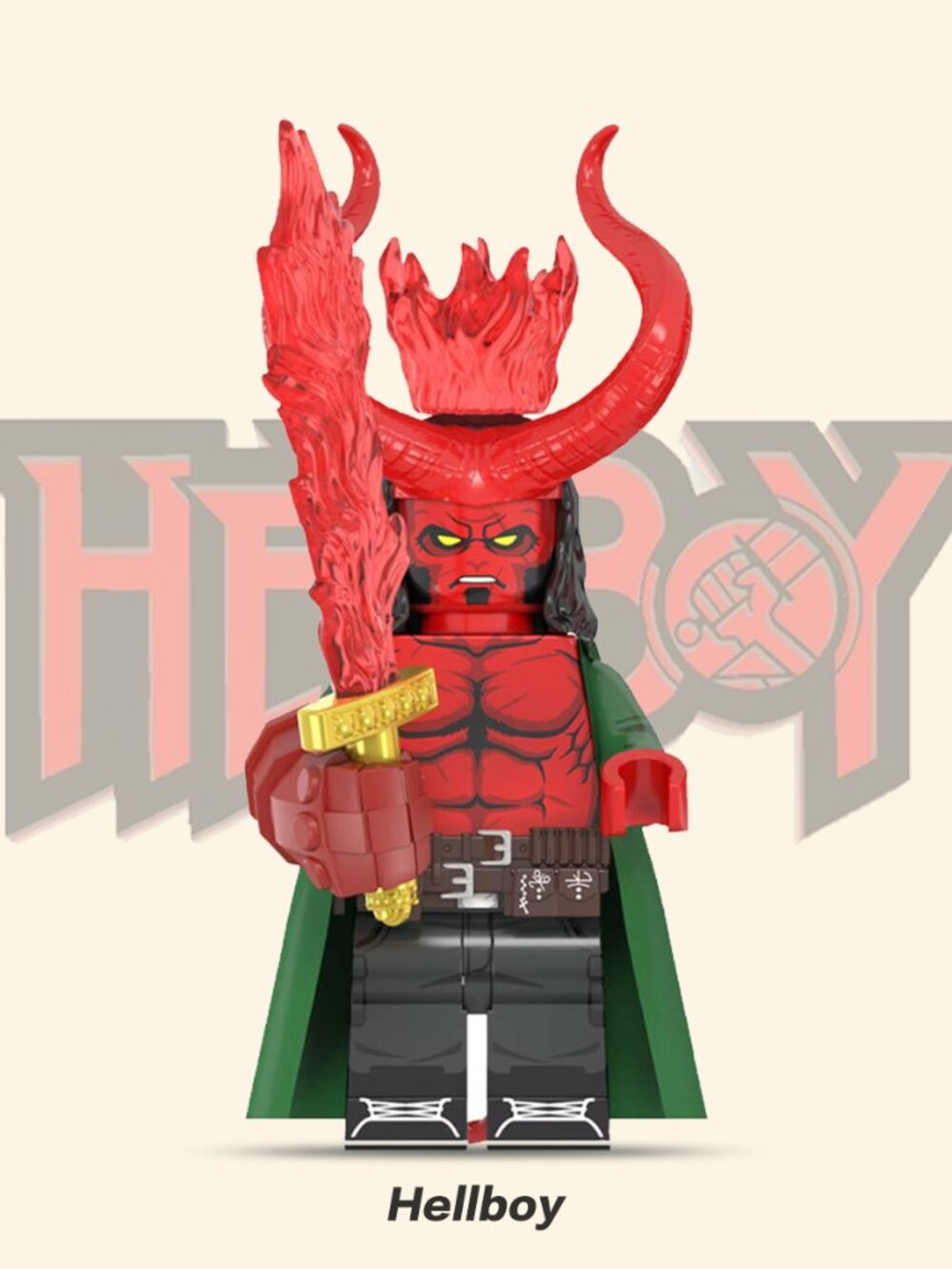 Hellboy favorite movie Custom Minifigure for birthday gift 2 inch